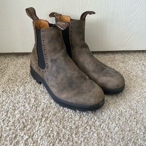 Women’s Blundstone High Top Rustic Brown Leather Boots